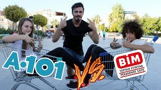 Market Arabalari Ile Dri̇ft Yarişmasi Bi̇m Vs A101