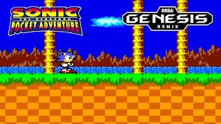 Sonic Pocket Adventure Neo South Island Zone Act 2 Sega Genesis Remix Sonic 1 Version