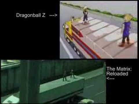 Dragon Ball Kai Comparison. Matrix and Dragon Ball Z