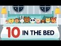 Ten in the Bed (aka Roll Over) • Nursery Rhyme with Lyrics • Animated Counting Song for Kids