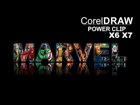 CorelDRAW Efecto Power Clip a profundidad Actualización de tutorial X6 X7 @ADNDC @adanjp