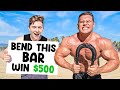 Bend The Worlds Strongest Bar, Win $500