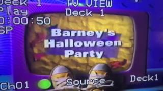 Barneys Halloween Party Le Card