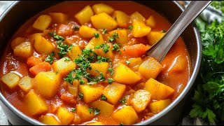 Kürbis Kartoffel Gulasch Mit Diesem Geheimtipp Gelingt Das Rezept In 30 Min. Und Sehr Lecker, Vegan