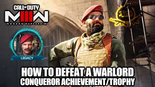 COD MW3 Zombies - How to Defeat a Warlord - Conqueror Achievement/Trophy for MWZ