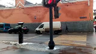 Видео Москва 1863 1-й (первый) Басманный переулок, Новорязанская улица, ЦППК зима день от Улицы Москвы, Басманный переулок, Москва, Россия