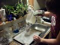 shrinking a bottle with boiled battery acid