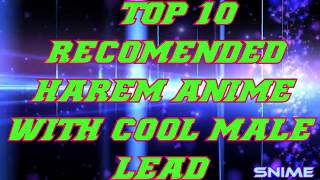 Top 10 My Recomended Harem Anime With Cool Male Lead
