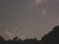 火球と流星痕(オリオン座流星群)