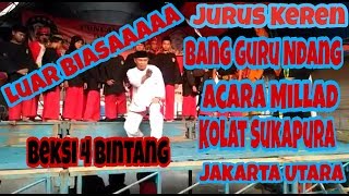 Atraksi Bang Guru Ndang Dalam Menjalankan Jurus Silat Beksi || Beksi 4 Bintang