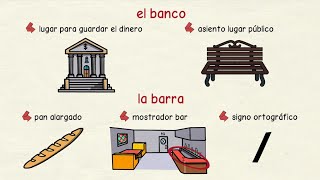 Aprender Español: Nombres Con Varios Significados (Nivel Intermedio)