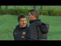 FC Barcelona - Training session 21/12/12