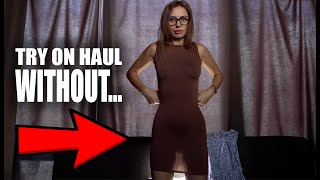 Try On Short Transparent Dresses Without... Part 2