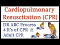 CPR Cardiopulmonary Resuscitation in Hindi || DR ABC Process || 4 R's of CPR || Adult CPR || CPR