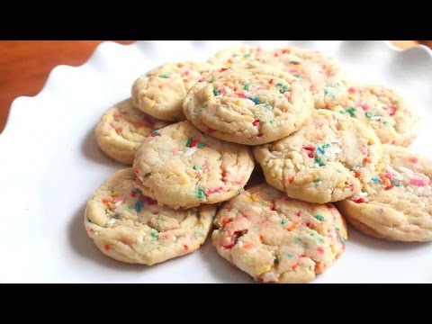 VIDEO : vanilla pudding sprinkle cookies | sweettreats - thank you for watching! you guys are awesome!! subscribe to my channel: https://www.youtube.com/user/aniaschoices? ...