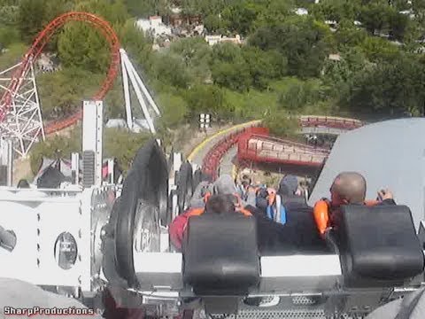 X2 POV Front Seat Six Flags Magic Mountain