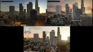 Definitive Vs Renderhook Vs Enb - Comparison Gta Sa