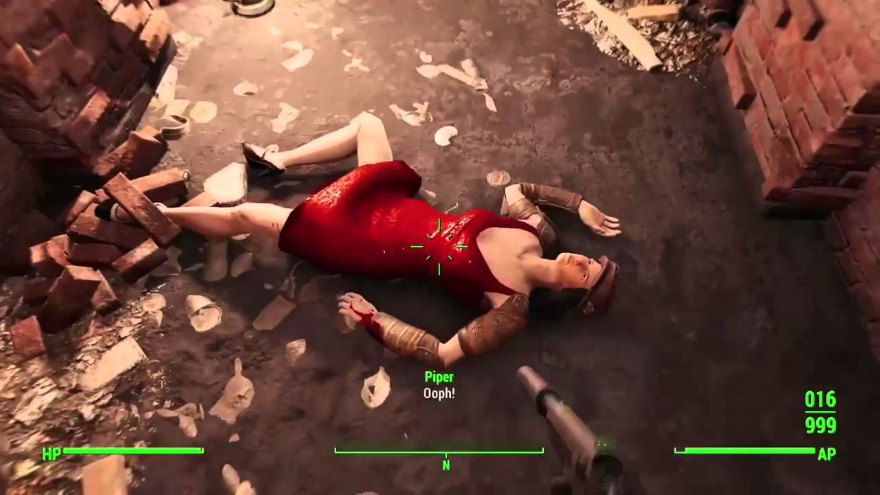Девушка играла в Fallout 4 на оранжевом пуфе и бойфренд отодрал её в очко