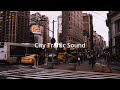 City Traffic Sound Effect with horns and people