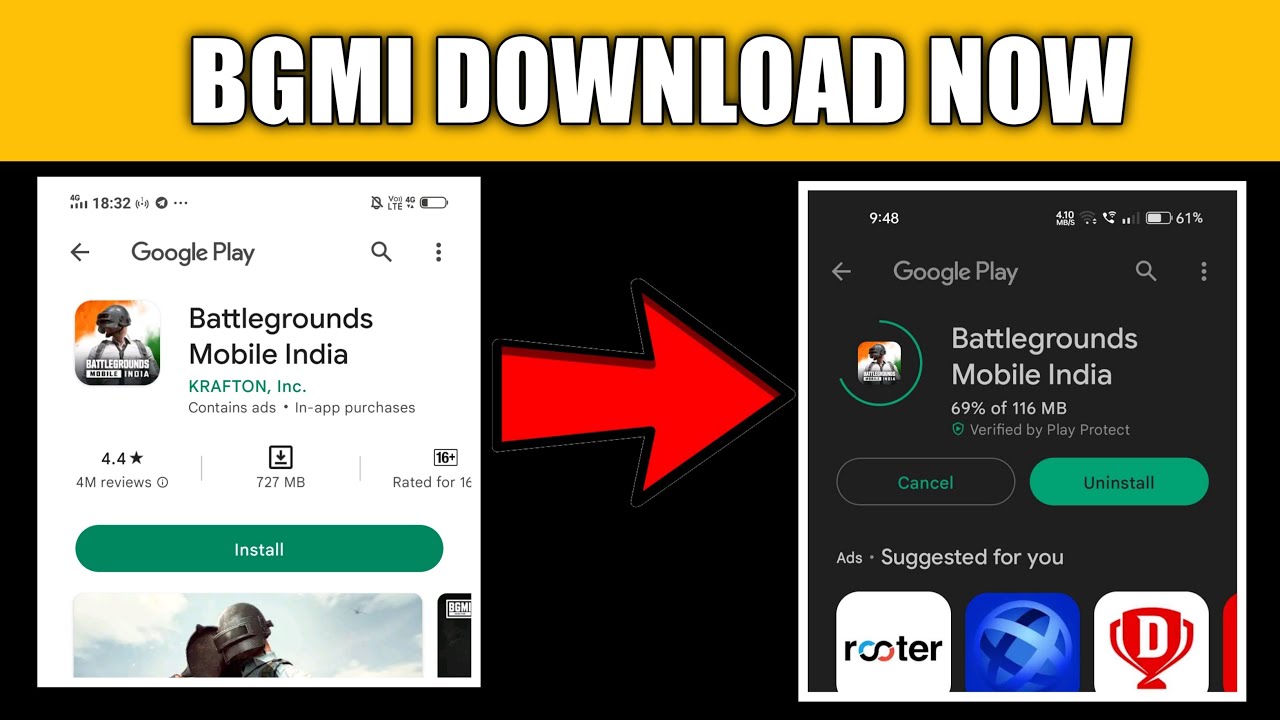DOWNLOAD BGMI ON PLAY STORE !! BGMI 2.6 UPDATE DOWNLOAD BGMI ON PLAY STORE !! BGMI 2.6 UPDATE
