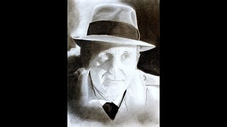 Bourvil "Le cercle rouge" 1970 Speeddrawing Timelapse