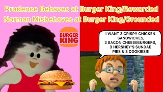 Prudence Behaves At Burger Kingrewardednorman Price Misbehaves At Burger Kinggrounded