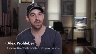 Alex "Pressplay" Wohleber - NFL Media Video Producer with the VideoMicPro+