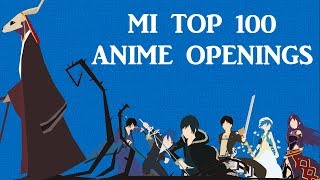 MI TOP 100 ANIME OPENINGS