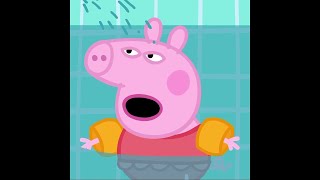 Peppa Pig Goes Swimming #Shorts