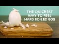 How to Quickly Peel a Hard Boiled Egg