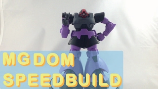 MG DOM Gunpla Speedbuild | PoisonCap