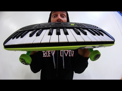 THE KEYBOARD SKATEBOARD! | YOU MAKE IT WE SKATE IT EP 96