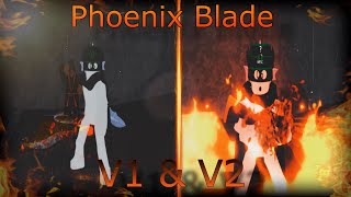 Phoenix Blade V1 And V2 Showcase And Review King Legacy
