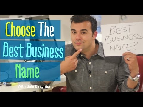 VIDEO : how to choose the best business name - naming yournaming yourbusinessis an important first step for an entrepreneur. thenaming yournaming yourbusinessis an important first step for an entrepreneur. thenamereflects who you are and  ...