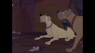 The Sword in the Stone - Tiger and Talbot the Great Danes