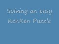 Solving an easy kenken puzzle 1