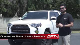 Quantum Led Rock Light Installation Toyota 4Runner Opt 7 Lighting