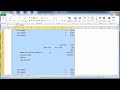 Create an Invoice in Excel 2010
