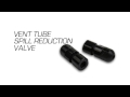 Vent Tube Spill Reduction Valves