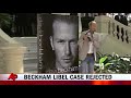 ShowBiz Minute: Aguilera, Beckham, Sheen