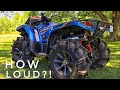 Barker Exhaust is CRAZY LOUD!!  Beast Mode Yamaha Grizzly mudding with new Barker and EHS Tuner.