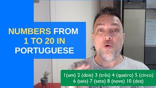 Numbers From 1 To 20 In Portuguese - Brazilian Portuguese For Beginners Lesson