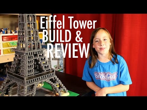LEGO Eiffel Tower build and Review on Brick Girl