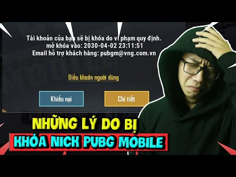 Những Lý Do Khiến Bạn Bị Khóa Nick Trong PUBG MOBILE | Toại Tinh Tế