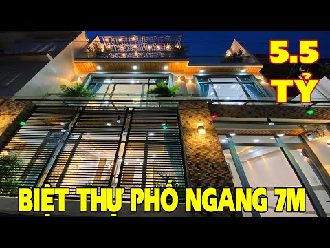BÁN NHÀ GÒ VẤP 5 TỶ NHÀ PHỐ NGANG 7M THIẾT KẾ ĐẸP LUNG LINH NHƯ BIỆT THỰ