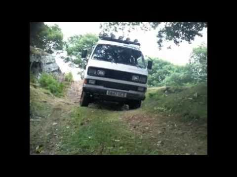 My VW T3 19td Westfalia Syncro going off road and through rivers