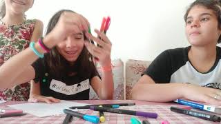 Desafio Das Três Cores Com Minha Irmã E Minha Prima