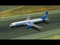 FSX Boeing 757 Thomas Cook Landing at Ibiza