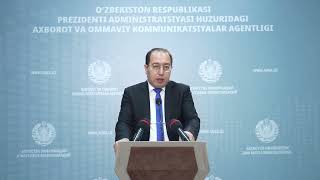 Iste’molchilarni Energiya Resurslari Bilan Ta’minlash Bo‘yicha — H. Toshxo‘jayev (Brifing)