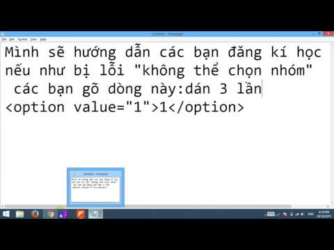Sửa lỗi đăng kí học phần IUH.
